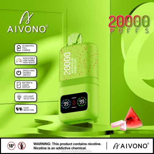 Aivono AIM magic 20000 chicle de sandía 48P882 - Aivono Colombia