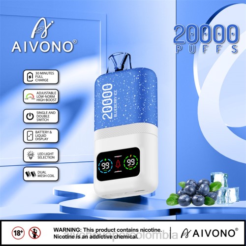 Aivono AIM magic 20000 hielo de arándanos 48P873 - Aivono Puffs