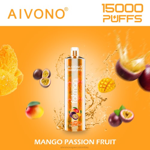 Aivono FATMAN 15000 mango maracuyá 48P819 - Aivono Puffs Colombia