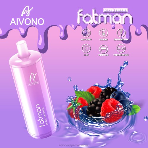 Aivono FATMAN 6800 bayas mixtas 48P827 - Aivono Colombia