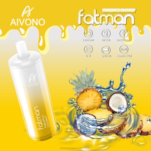 Aivono FATMAN 6800 coco piña 48P829 - Aivono Puffs Colombia