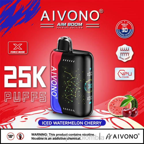 Aivono AIM BOOM 25000 cereza de sandía helada 48P8347 - Aivono Colombia