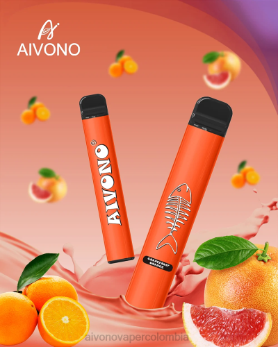 Aivono AIM FISHBONE 600 naranja pomelo 48P8280 - Vaper Aivono Colombia